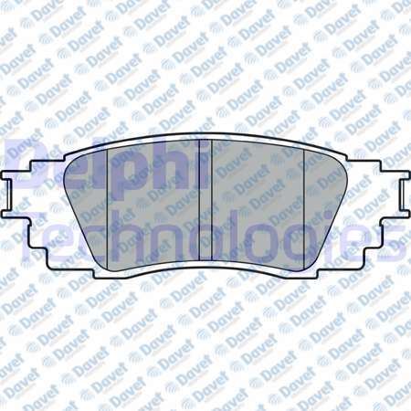 DELPHI LP3386 Fren Balatasi Arka Hyundai I30 1.6 Crdi 1.4 16-